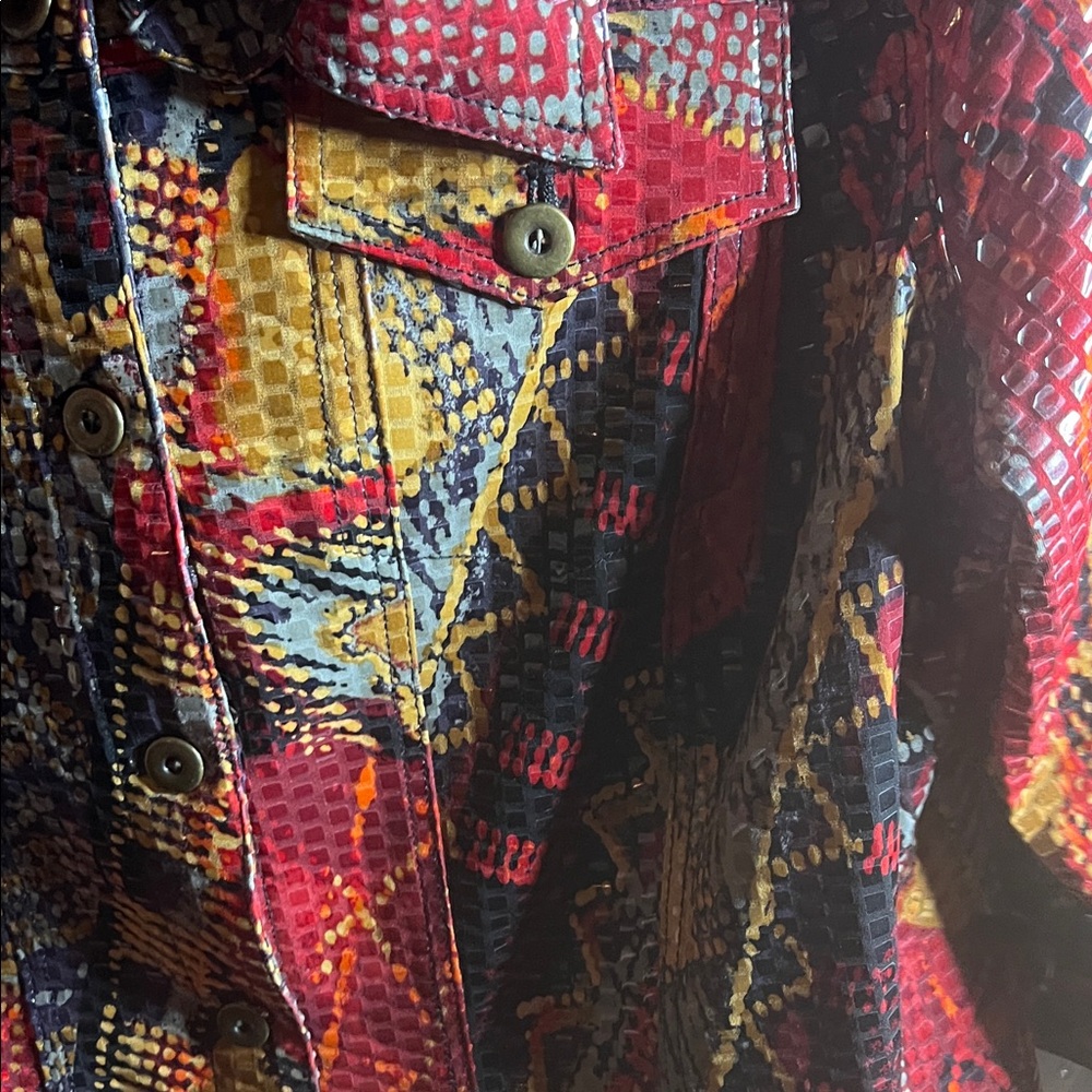 Ruby Rd. Multicolor Patterned Jacket - image 4